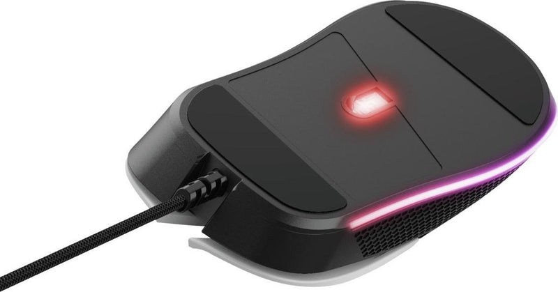 Trust GXT 922W Ybar Gaming-Maus mit RGB-Beleuchtung - Weiß