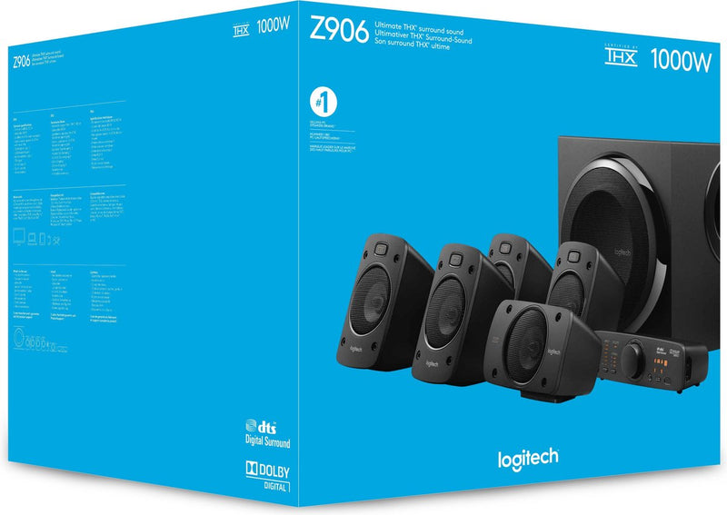 Logitech Z906 5.1 Surround Sound PC-Lautsprecher + Receiver