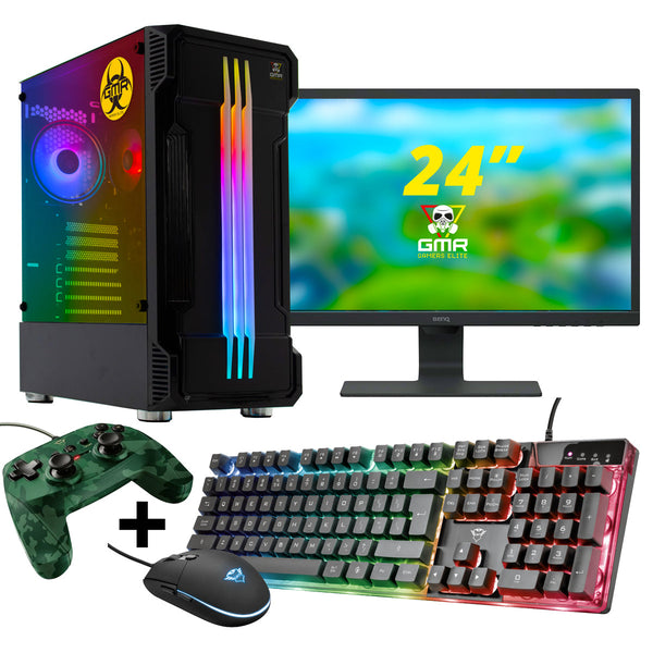 GMR - Expansion Gaming SET V1 (GamePC + 24 Inch Monitore + Tastatur + Maus + Game Controller)