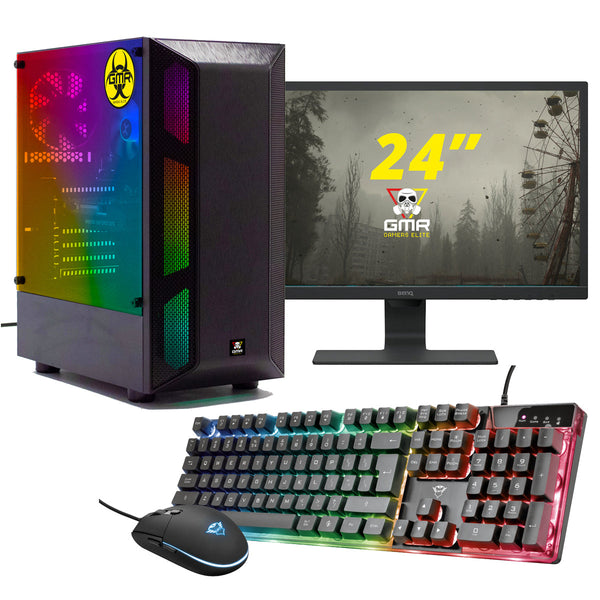 GMR - Gaming Set T1410324 (GamePC.T14103 + 24 Inch Monitor + Tastatur + Maus)