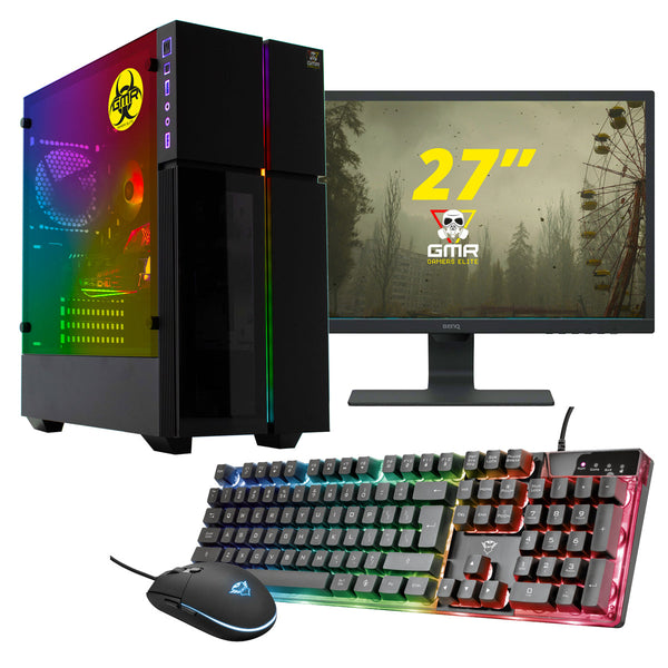 GMR - Gaming Set T1410927 (GamePC.T14109 + 27 Inch Monitor + Tastatur + Maus)